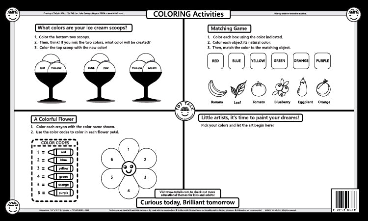 Colors & Art Placemat