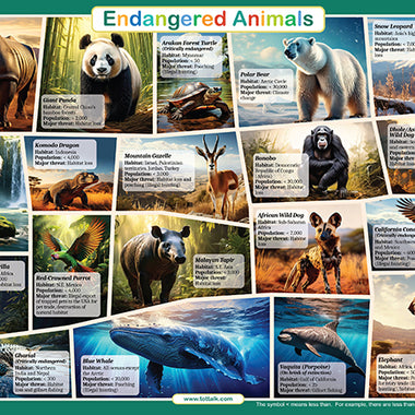 Endangered Animals Placemat