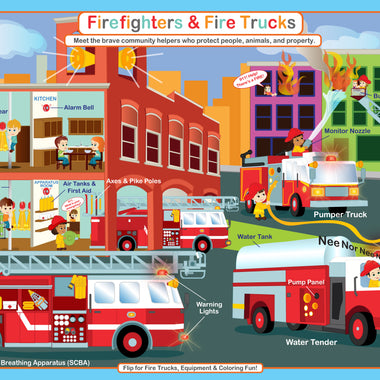 Firefighters & Fire Trucks Placemat