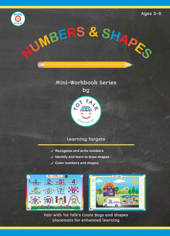 Numbers & Shapes Mini Workbook