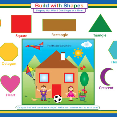 Build with Shapes Placemat