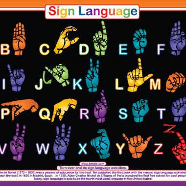 Sign Language Placemat