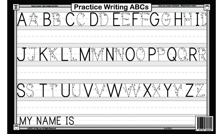 ABCs Mats and Workbook Learning Set