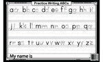 Practice Writing ABCs Placemat