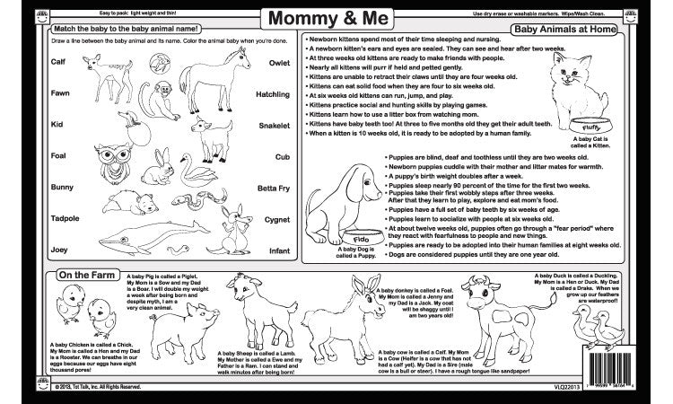 Mommy & Me Placemat