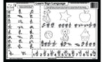 Learn Sign Language Placemat