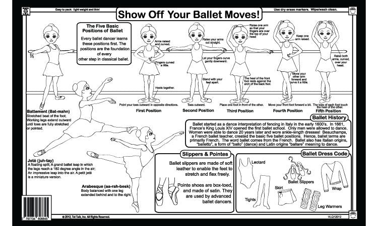 ballet placemat