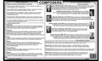 Composers Placemat Back