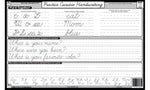 Practice Cursive Handwriting Placemat