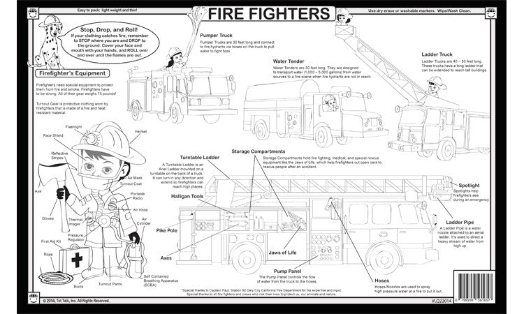 Fire Fighters Placemat