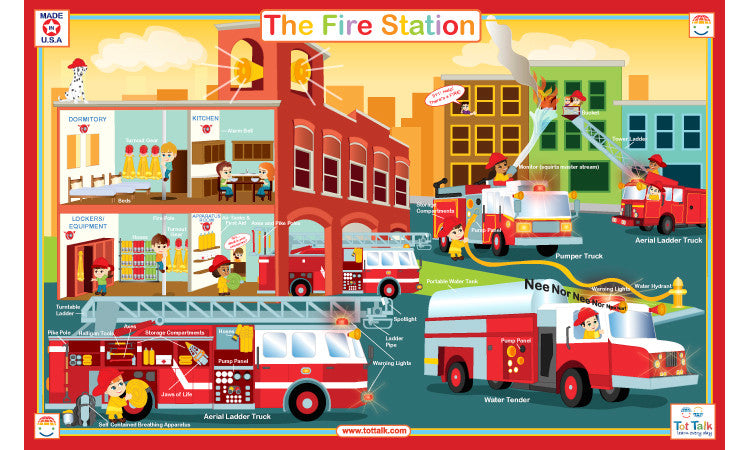 The Fire Station Placemat