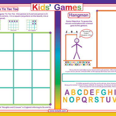 Kids Games Placemat