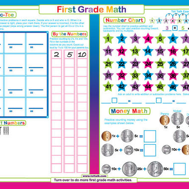 First Grade Math Placemat