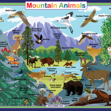 Mountain Animals Placemat