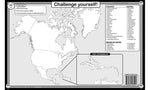 North America Placemat back