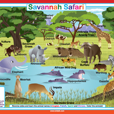 Savannah Safari Placemat