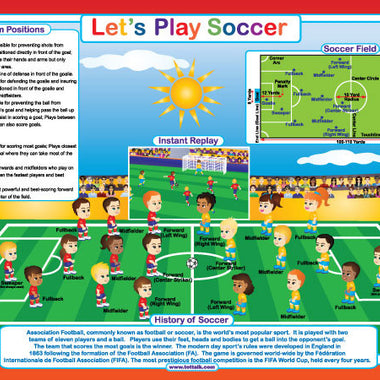 Let's Play: Soccer Placemat
