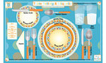 Tot Talk Table Setting and Etiquette Placemat