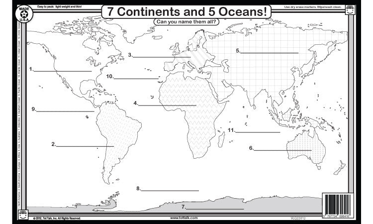 Explore the World Placemat