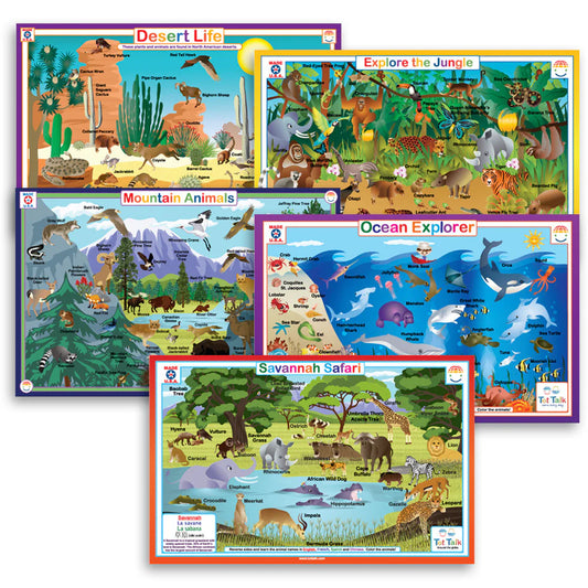 Animal Placemats: A Safari at Your Table!