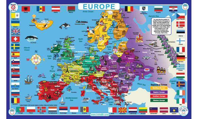 Continents and Countries Geography Learning Set