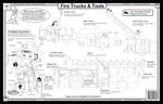 Firefighters & Fire Trucks Placemat
