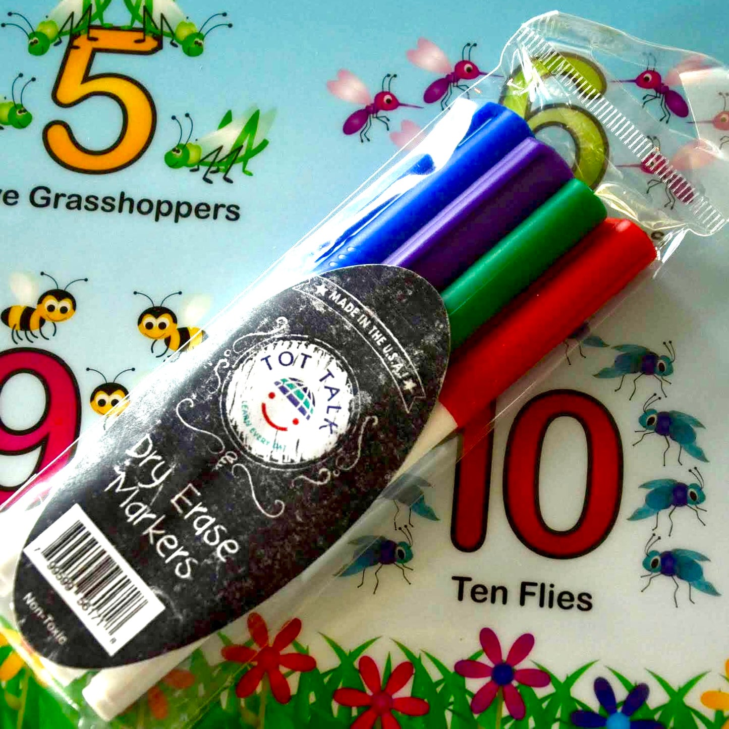 Tot Talk Washable Marker 4-Pack