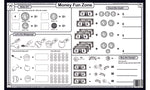 Money Made Easy placemat showing US coins and bills for kids learning to count money