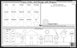 Build with Shapes Placemat