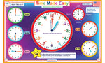 telling time learning placemat for kids analog clock practice Tot Talk
