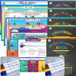 Tot Talk full learning set with educational placemats mini workbooks and markers for kids
