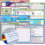 Math Skills Learning Set with Markers