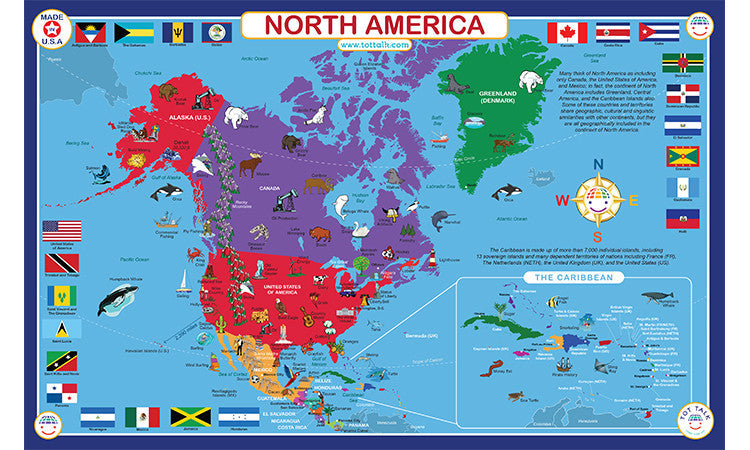 Continents and Countries Geography Learning Set