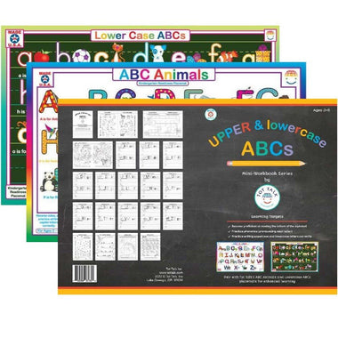 ABCs Workbook and Placemat Gift Set Bundle