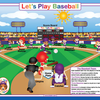Let's Play: Baseball Placemat
